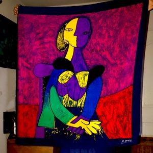 Picasso silk scarf